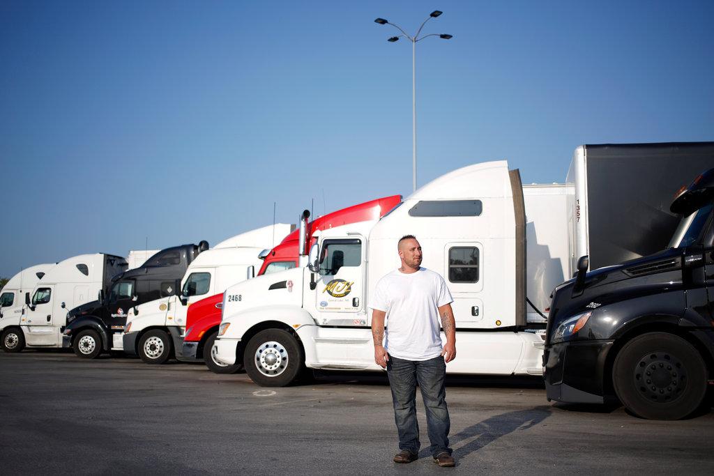 Dominic Oliveira says as a truck driver, he sometimes incurred more expenses than he was paid to make deliveries. Photo: Luke Sharrett for The New York Times